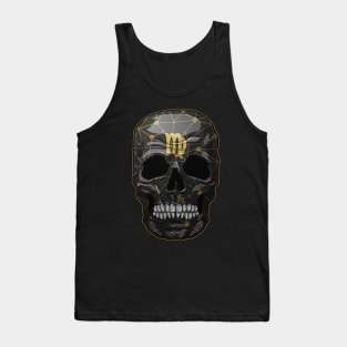 skull, zodiac signs, Virgo Tank Top